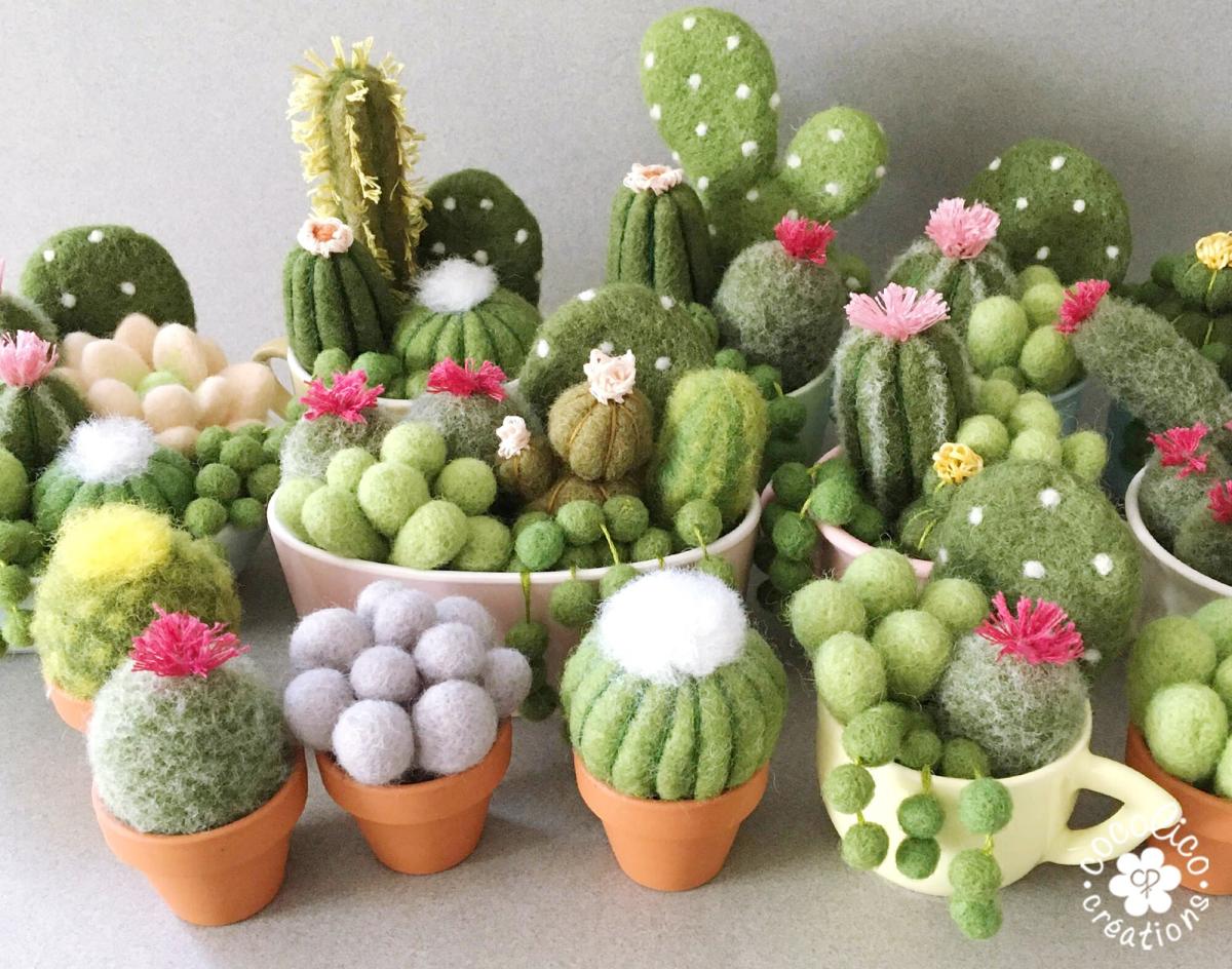 Felted Succulents