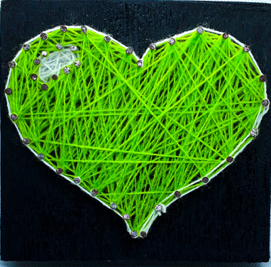 Heart String Art