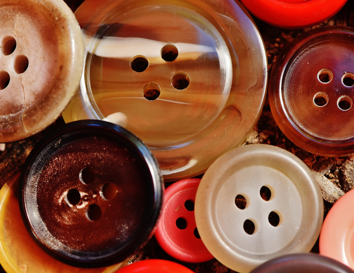 an assortment of buttons