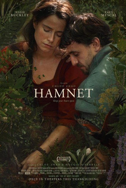 The movie poster for "Hamnet."